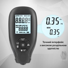 Толщиномер краски для авто цифровой прибор для проверки толщины краски краскомер Fe NFe металлы Axacam HW300