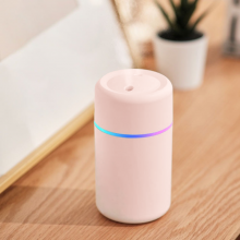 Ультразвуковой увлажнитель воздуха 300 мл со встроенной LED подсветкой Axacam DQ-120 Pink