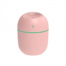 Ультразвуковой мини-увлажнитель бесшумный с LED подсветкой 220 мл Axacam WE-220 Pink 