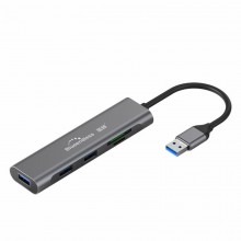 USB-хаб 5-in-1 USB-A to 3хUSB 3.0 + SD/TF Card Reader адаптер hub-переходник Blueendless  BS-HU501